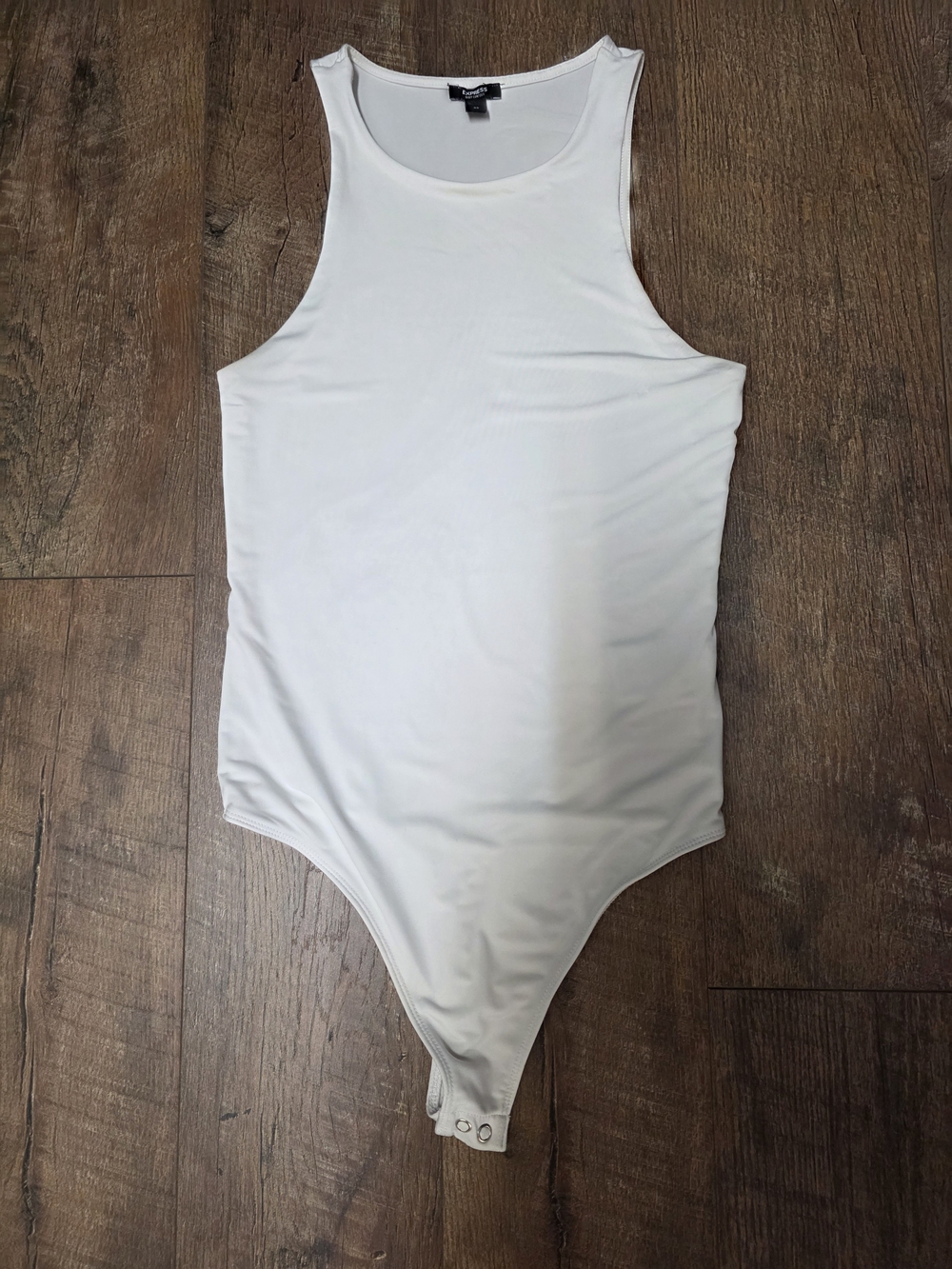 White Tank One-Piece Bodysuit
